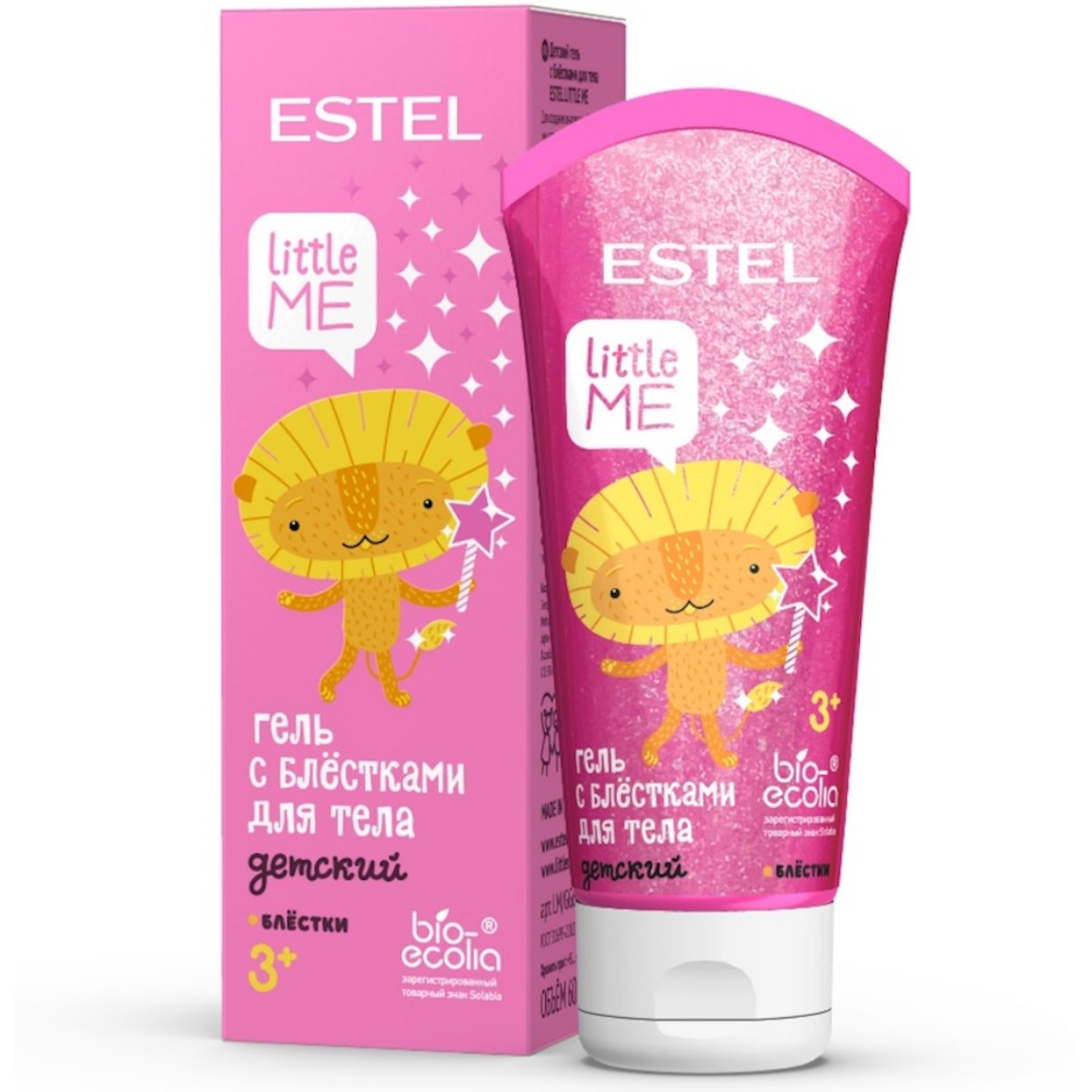 Детский гель ESTEL PROFESSIONAL LITTLE ME для тела с блестками 60 мл