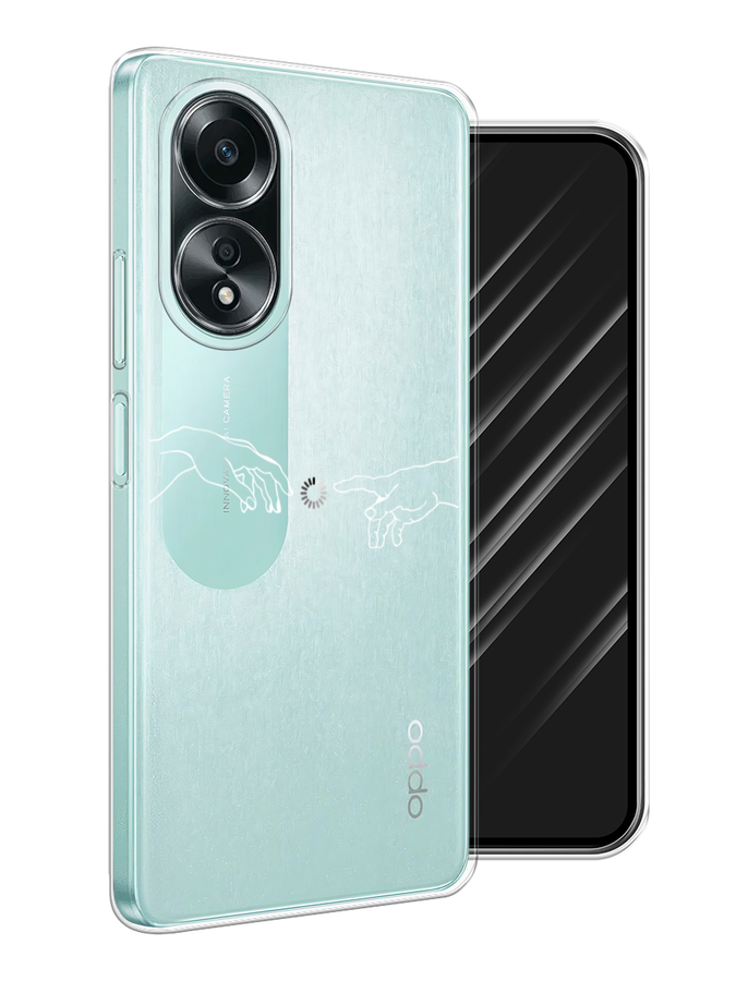 

Чехол Awog на Oppo A58 4G "Загрузка творения", Белый;серый;прозрачный, 2514950-1