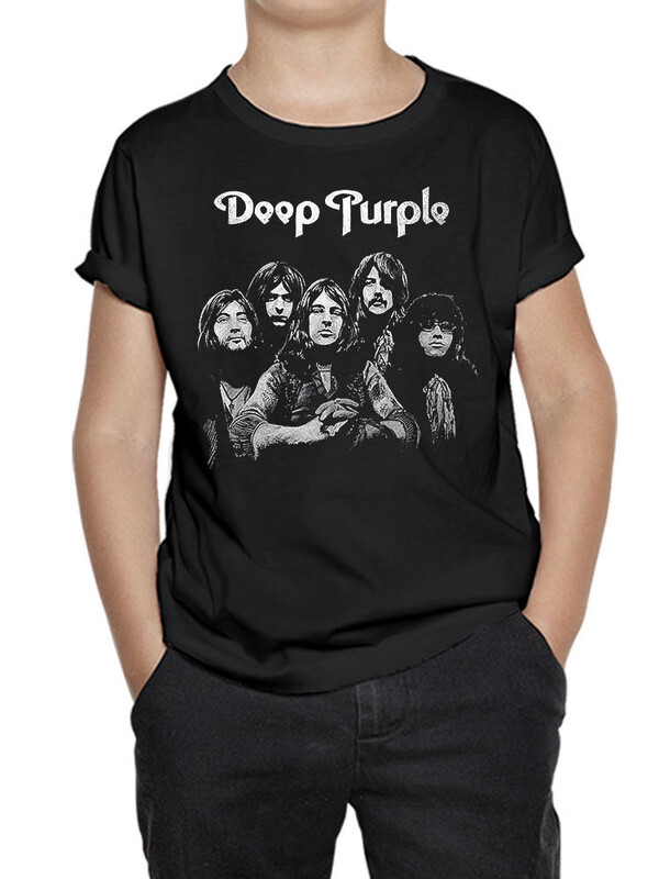 фото Футболка д/мальч. dreamshirts studio deep purple дип пёрпл б цв. черный р.98