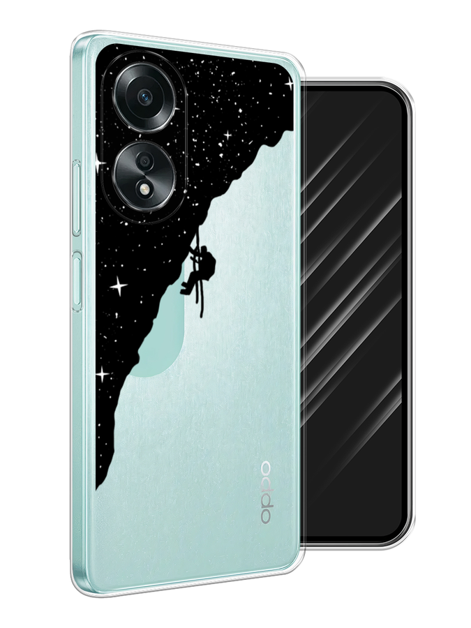 

Чехол Awog на Oppo A58 4G "Скалолаз в космосе", Черный;белый;бежевый, 2514950-1