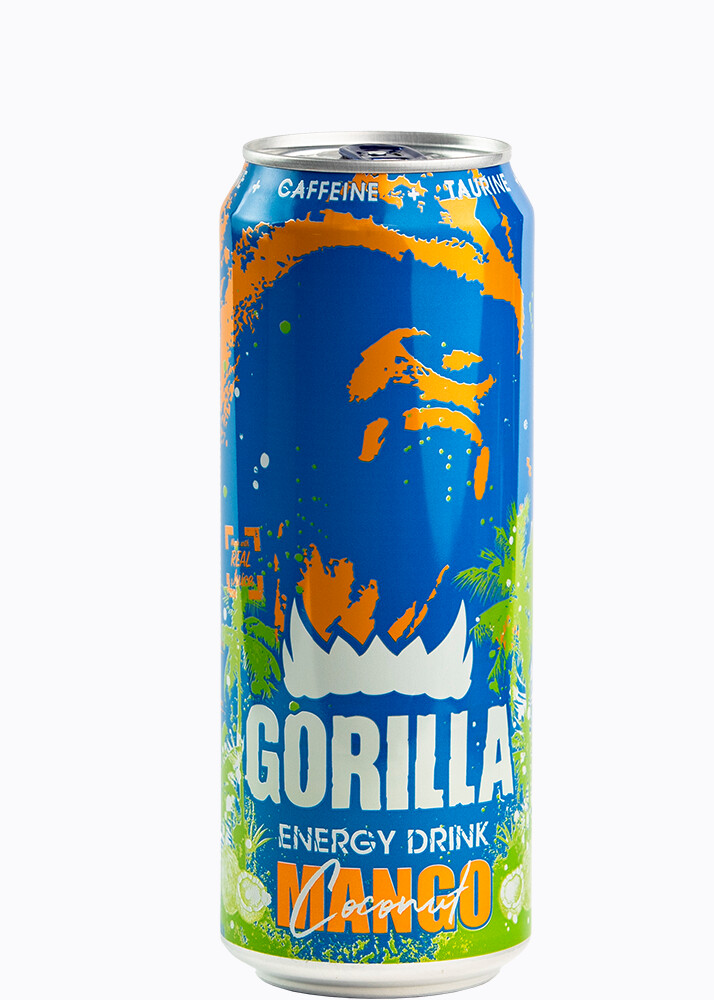 Энергетический напиток Gorilla Mango-Coconut 0,45 л ж/б