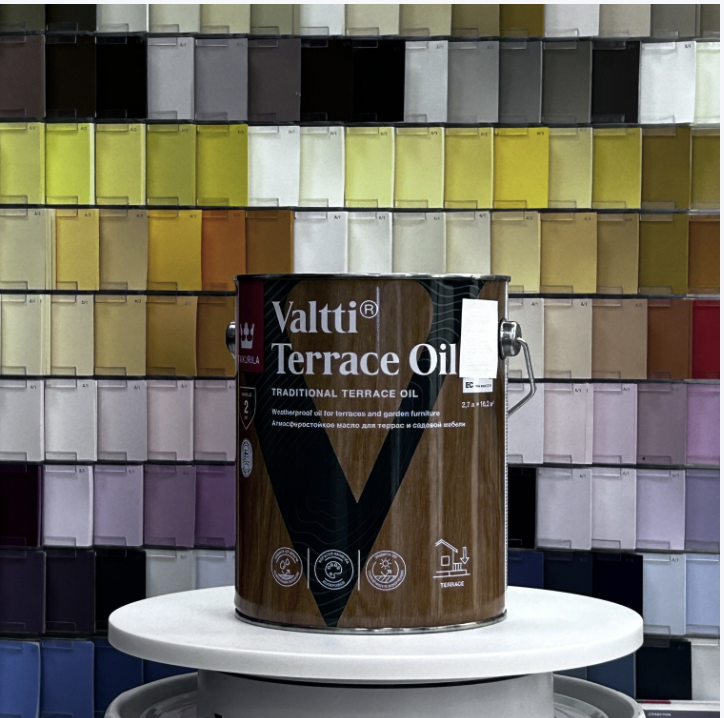 Масло для дерева Tikkurila террасное VALTTI TERRACE OIL EC 2,7 л