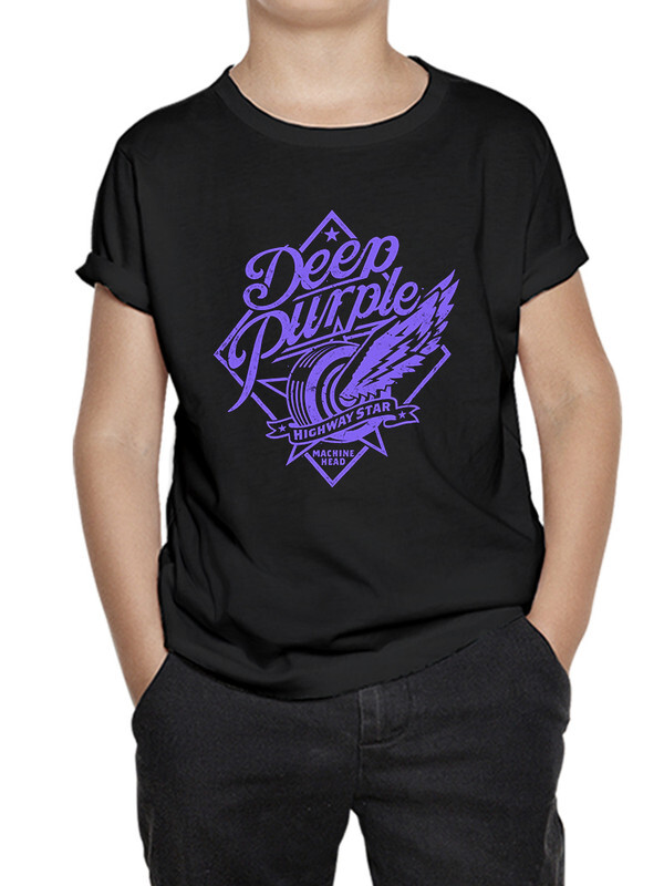 фото Футболка д/мальч. dreamshirts studio deep purple highway star rock п цв. черный р.98