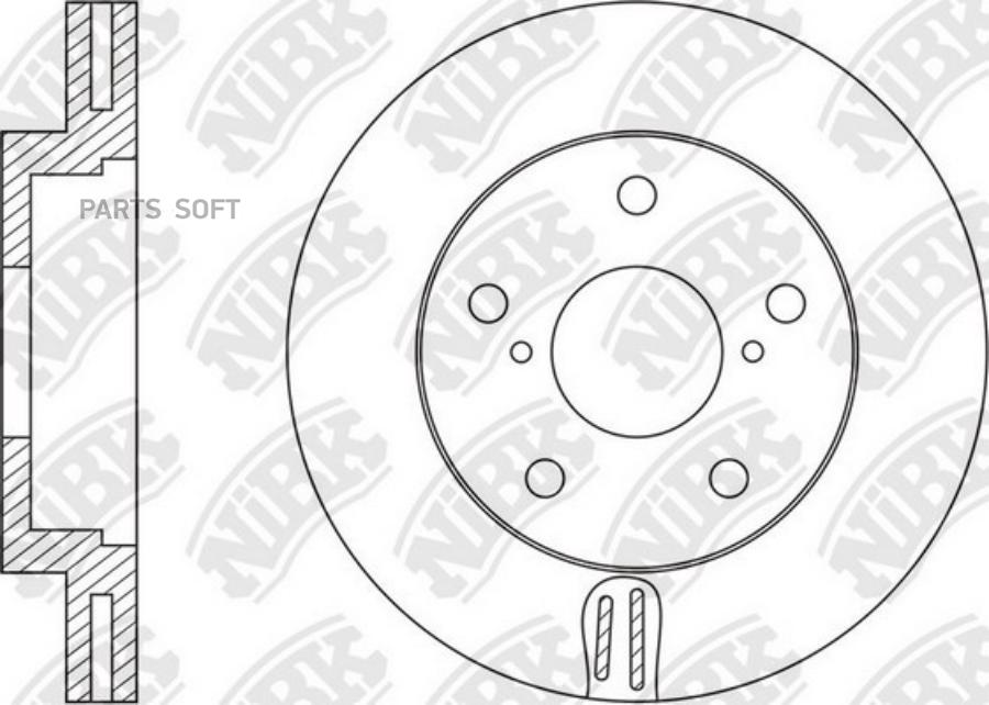 

Тормозные колодки NiBK RN1587