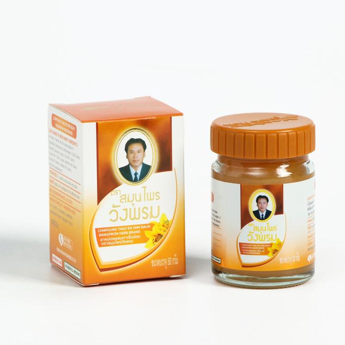 

Бальзам Wangphrom Pink Wangphrom Orange согревающий с Криптолеписом, 50 г