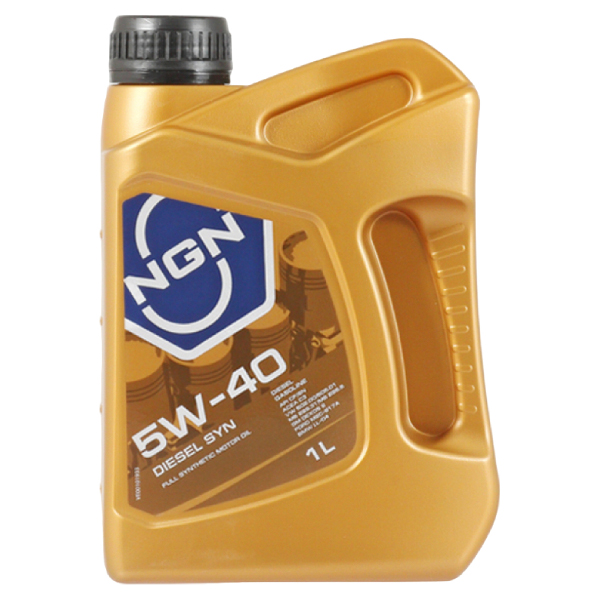 Моторное масло NGN 5W-40 CF/SM DIESEL SYN 1л V172085633