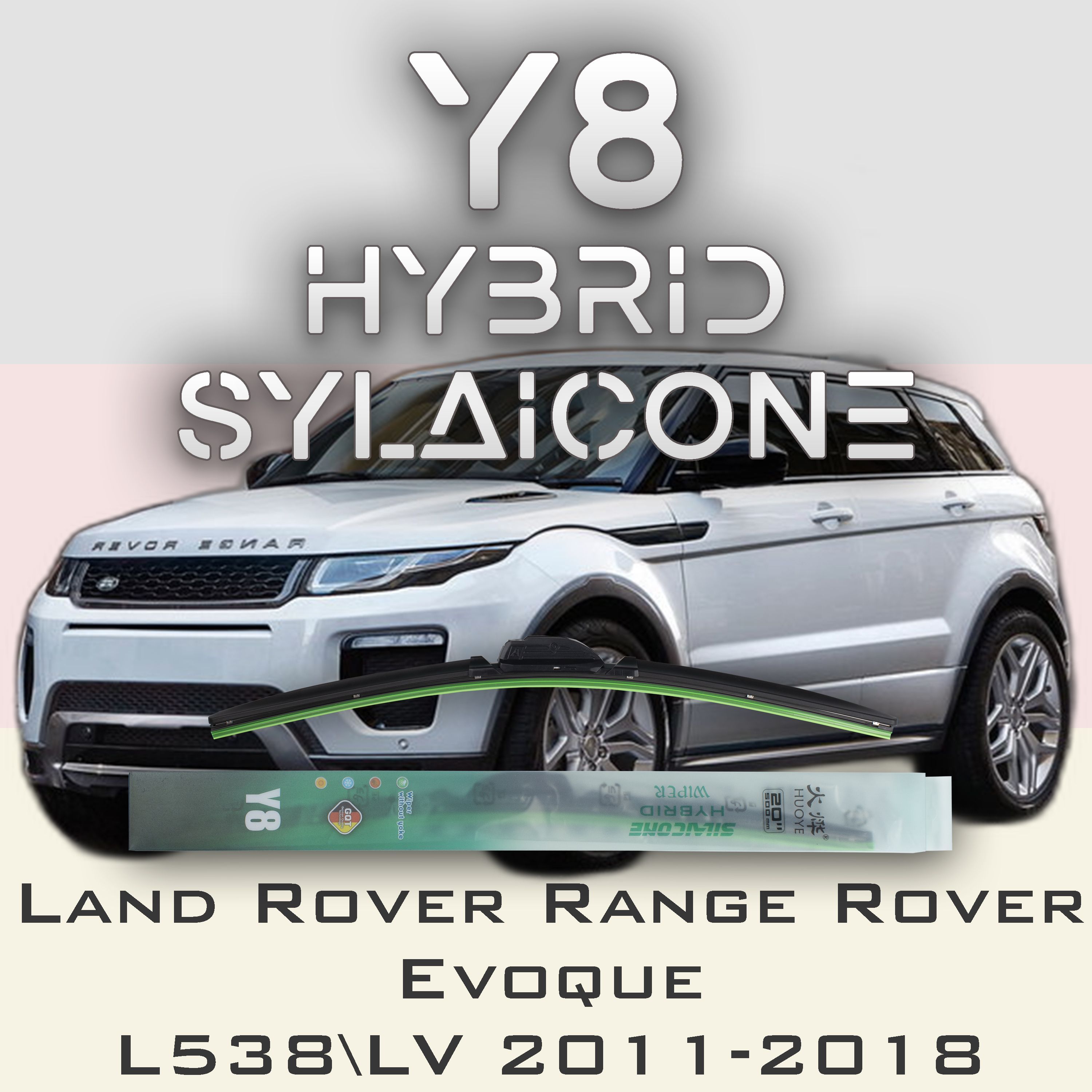 

Комплект щеток стеклоочистителя HUOYE Y8-Land Rover Range Rover Evoque L538\LV 2011-2018, Y8