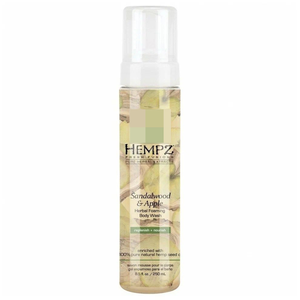 Гель-мусс для душа Сандал и Яблоко Hempz Sandalwood & Apple Herbal Foaming Body Wash