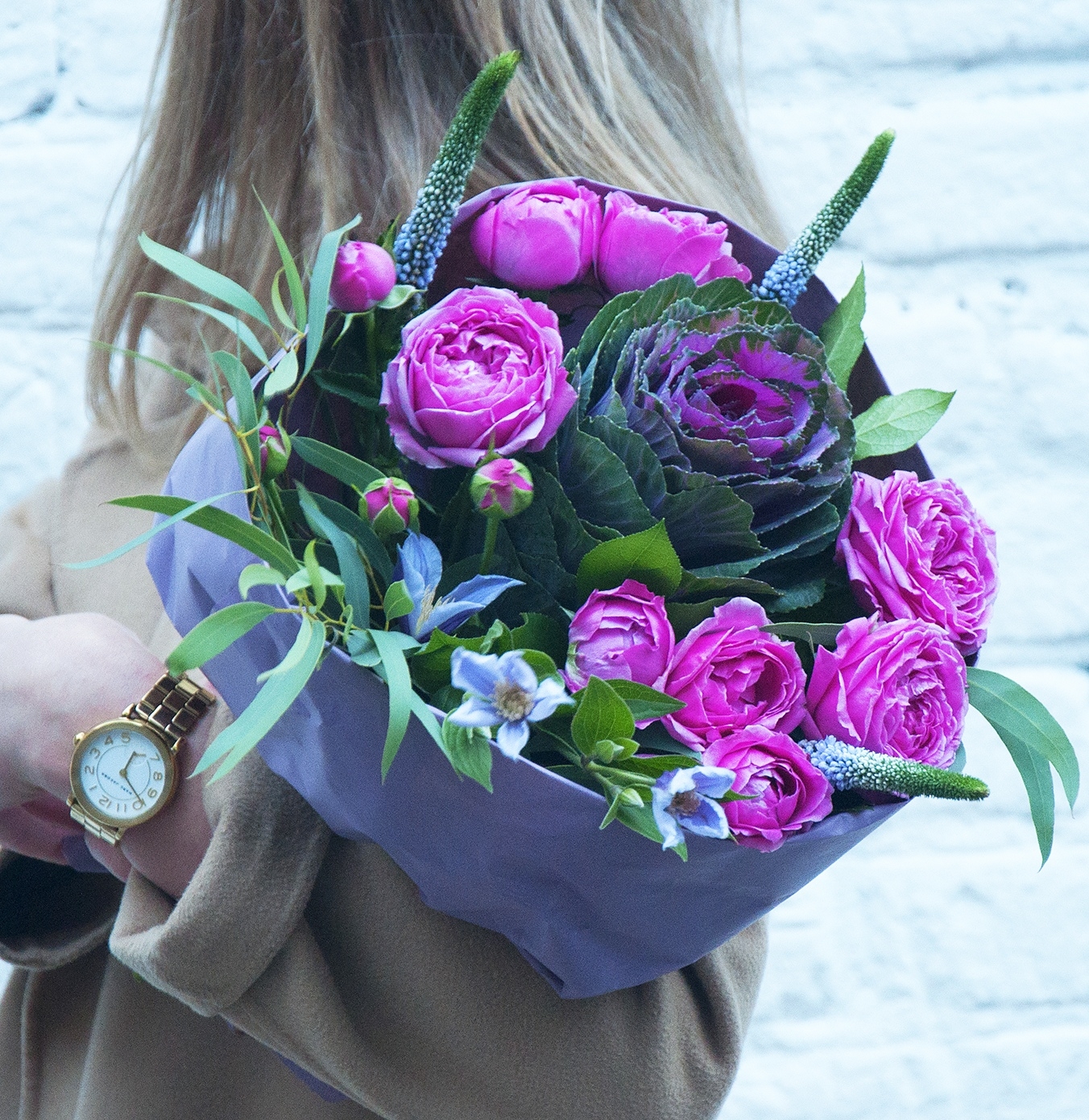 

Букет роз 9 шт Sfloristic "Комплимент" , 35 см