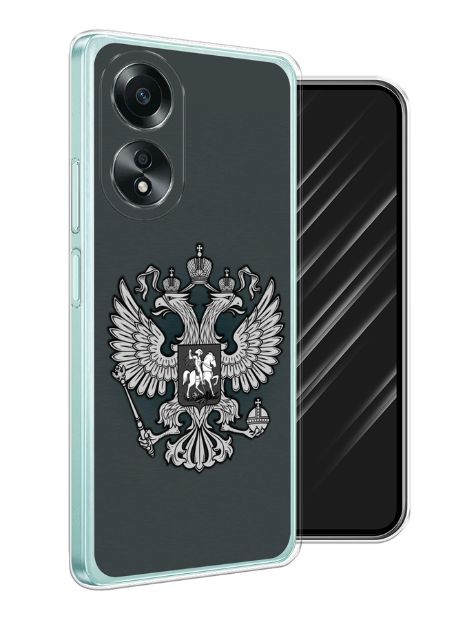 

Чехол Awog на Oppo A58 4G "Герб России серый", 2514950-1