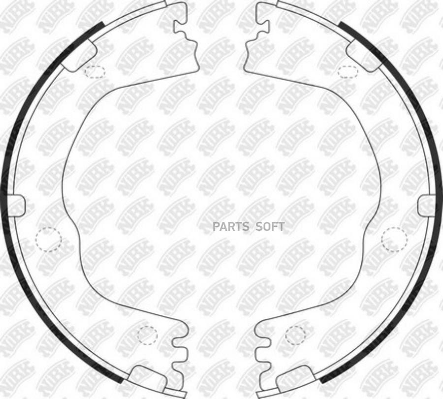 

Тормозные колодки NiBK FN0697