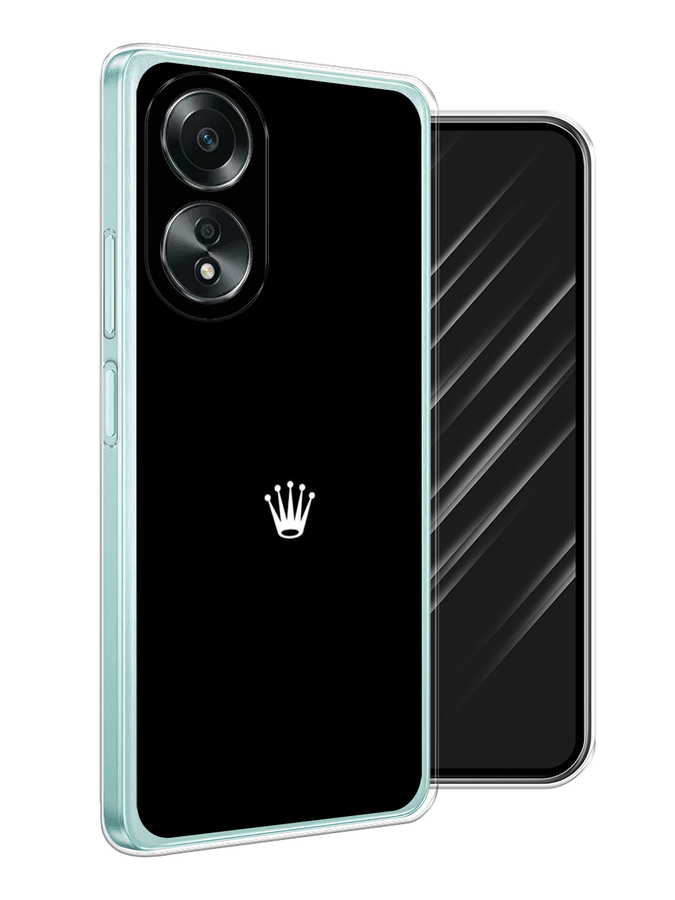 

Чехол Awog на Oppo A58 4G "Белая корона на черном фоне", Черный, 2514950-1
