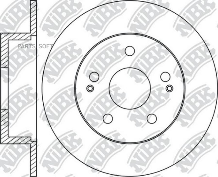 

Тормозной диск NiBK комплект 1 шт. RN1957
