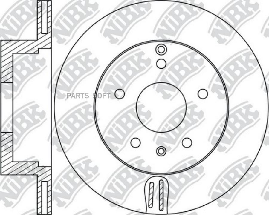 

Тормозной диск NiBK комплект 2 шт. RN1677