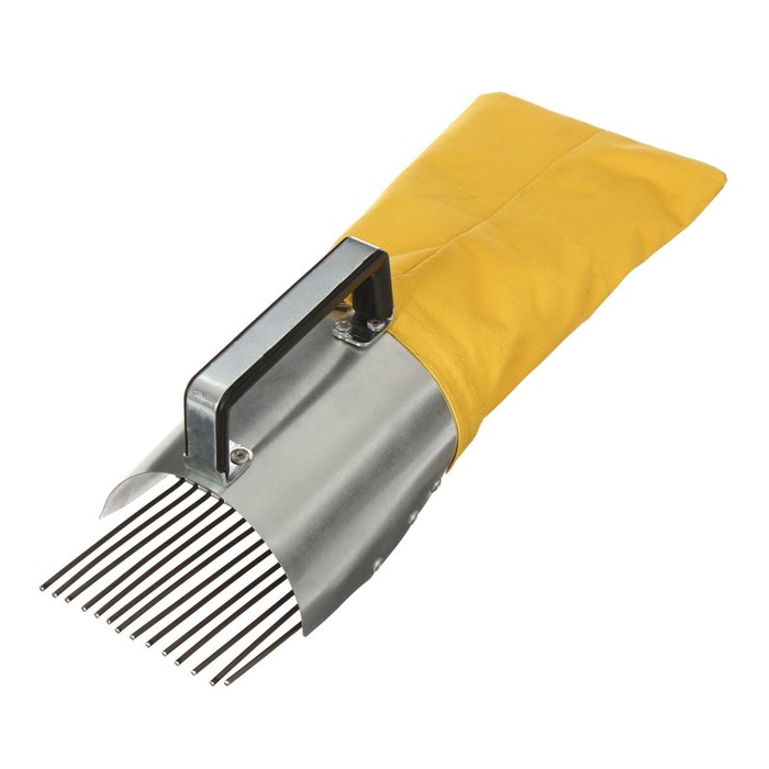 Greengo Комбайн ягодный, с мешком, металл, МИКС, Брусника