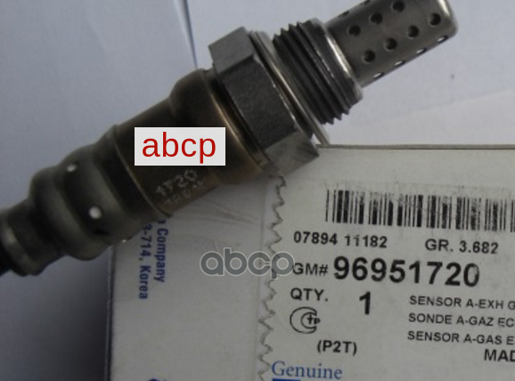 

Лямбда-зонд Chevrolet Aveo (T250) 2005-2011 GM 96951720