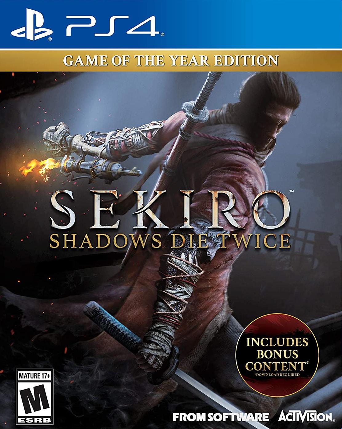 Игра Sekiro: Shadows Die Twice Game of the Year Edition (PS4, русские субтитры)