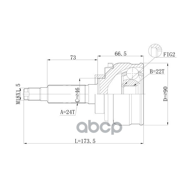 

Шрус Привода Double Force DOUBLE FORCE арт. DFCV602