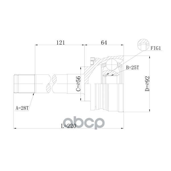 фото Шрус привода double force double force арт. dfcv113