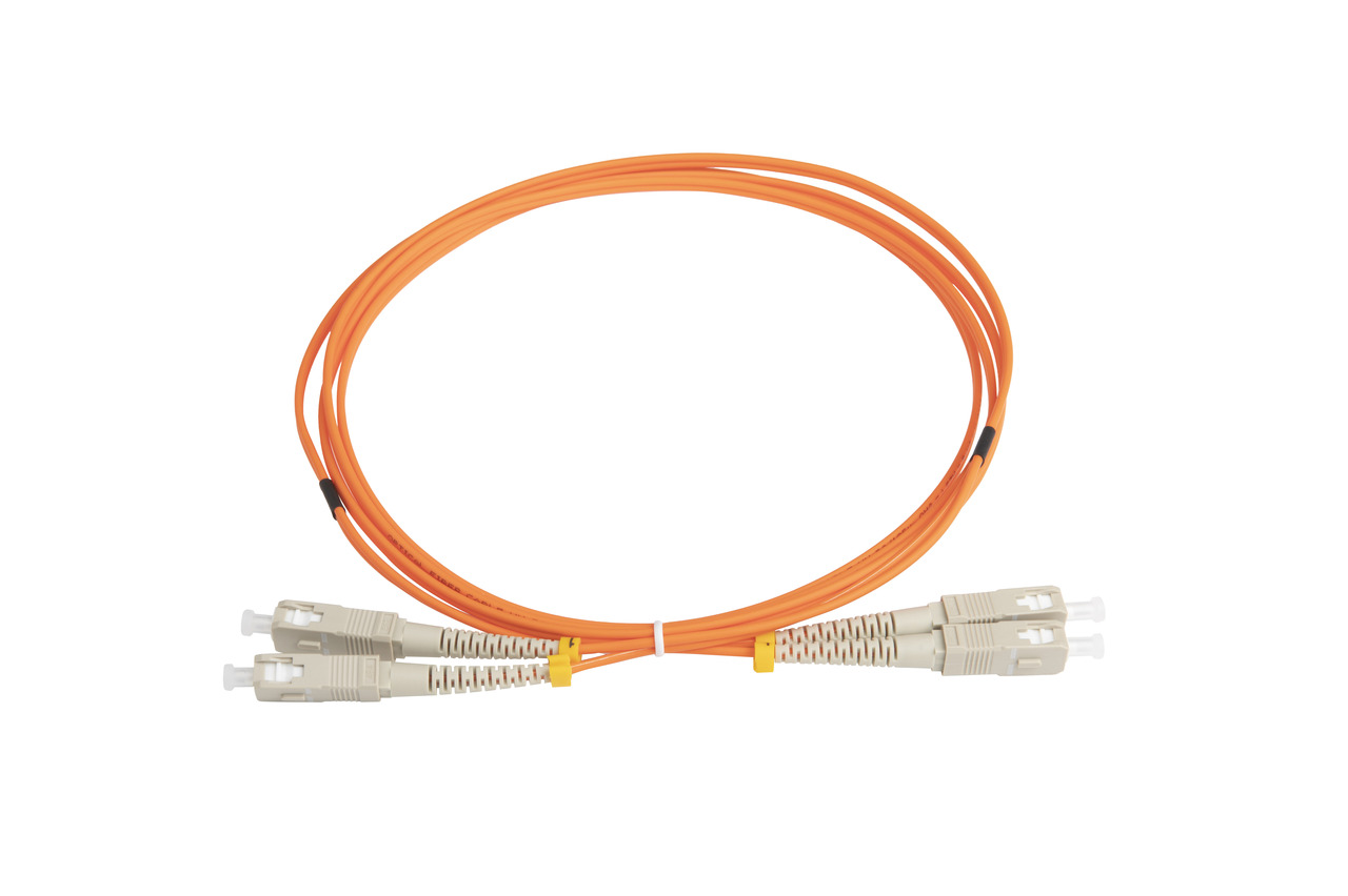 

Патч-корд Hyperline SC-SC 2м (FC-D2-50-SC/PR-SC/PR-H-2M-LSZH-OR), Оранжевый