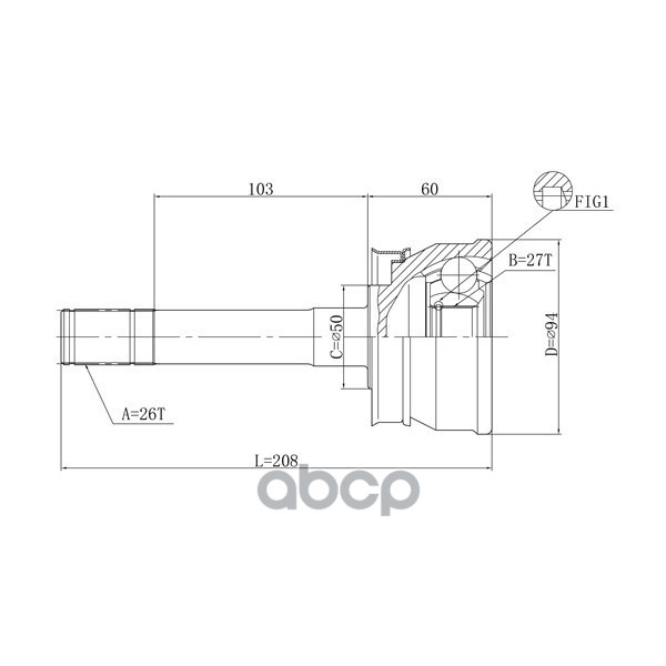 

Шрус Привода Double Force DOUBLE FORCE арт. DFCV025