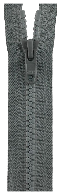 

Застежка-молния YKK 4335956/25, 578 мышино-серый тип 5 (5,7мм), разъемная, 25см