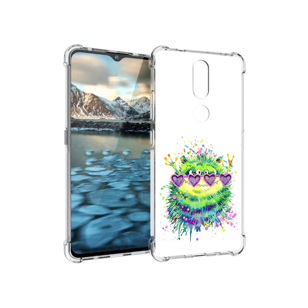 

Чехол MyPads Tocco для Nokia 2.4 Пушистый персонаж (PT227049.107.142), Прозрачный, Tocco