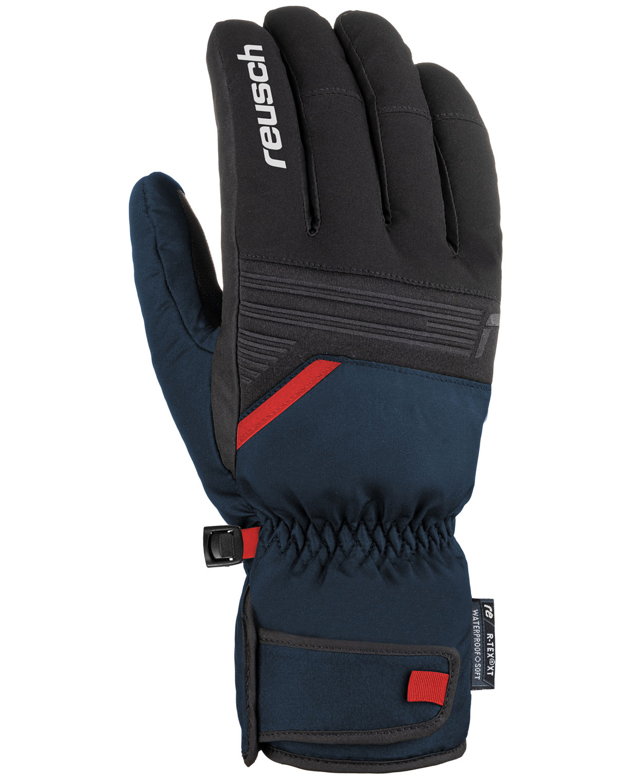 фото Перчатки reusch bradley r-tex xt, 2022, dress blue/fire red, 9.5 inch