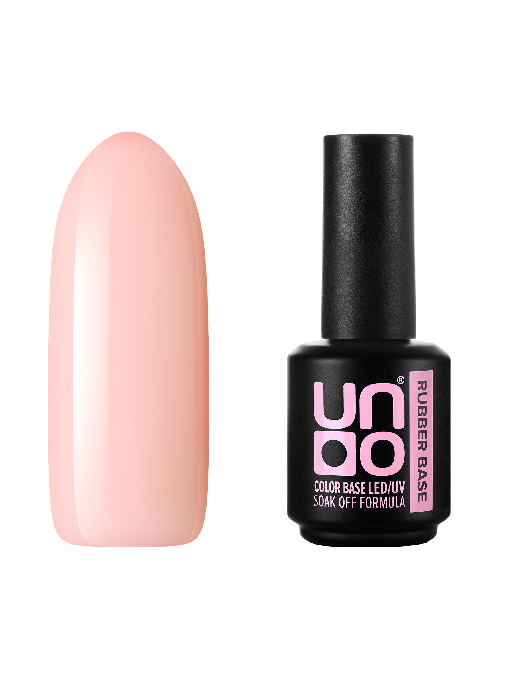 Камуфлирующая база для ногтей UNO цветная основа под гель-лак, френч пудровый бежевый 12 г shiseido выравнивающая основа под макияж refining makeup primer