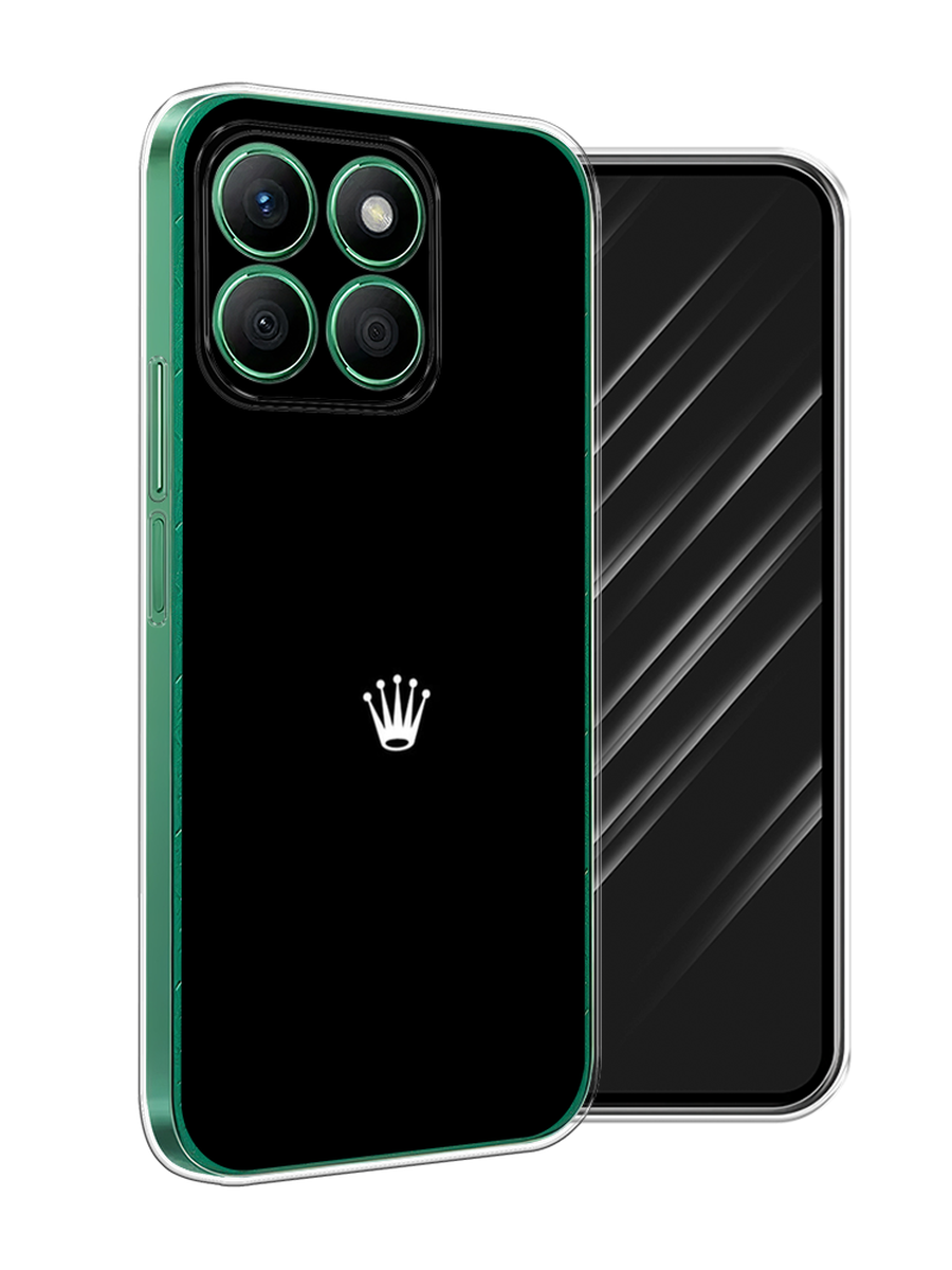

Чехол Awog на Honor X8B "Белая корона на черном фоне", Черный, 6123250-1