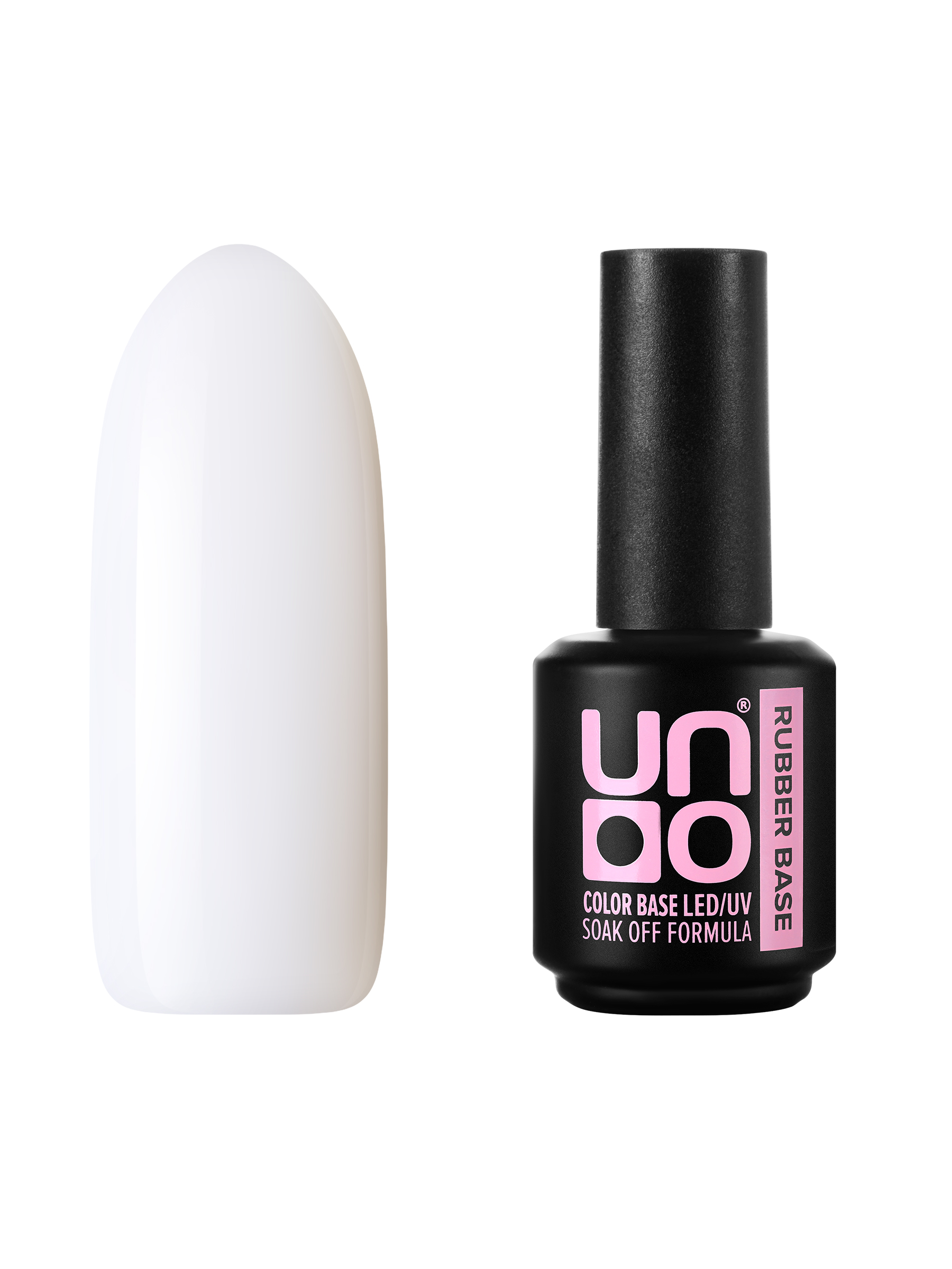Камуфлирующая база для ногтей UNO цветная белая основа под гель-лак, нюд, молочная, 12 г shiseido выравнивающая основа под макияж refining makeup primer