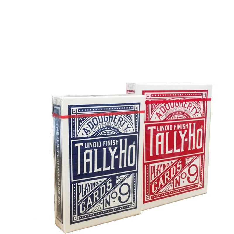 

Карты "Tally-Ho Standard Index red/blue Fan"