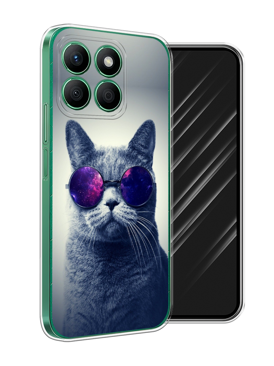

Чехол Awog на Honor X8B "Космический кот", Бордовый, 6123250-1