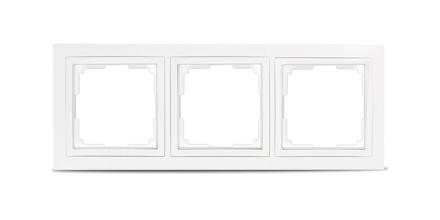 

Рамка 3-местная пластик белая Smart Buy Нептун SBE-05w-Plastic-FR-3, Белый