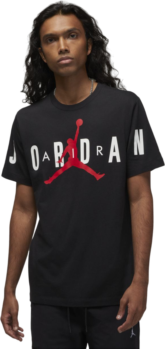 Футболка мужская Nike Jordan Air Men'S Stretch T-Shirt черная XS черный