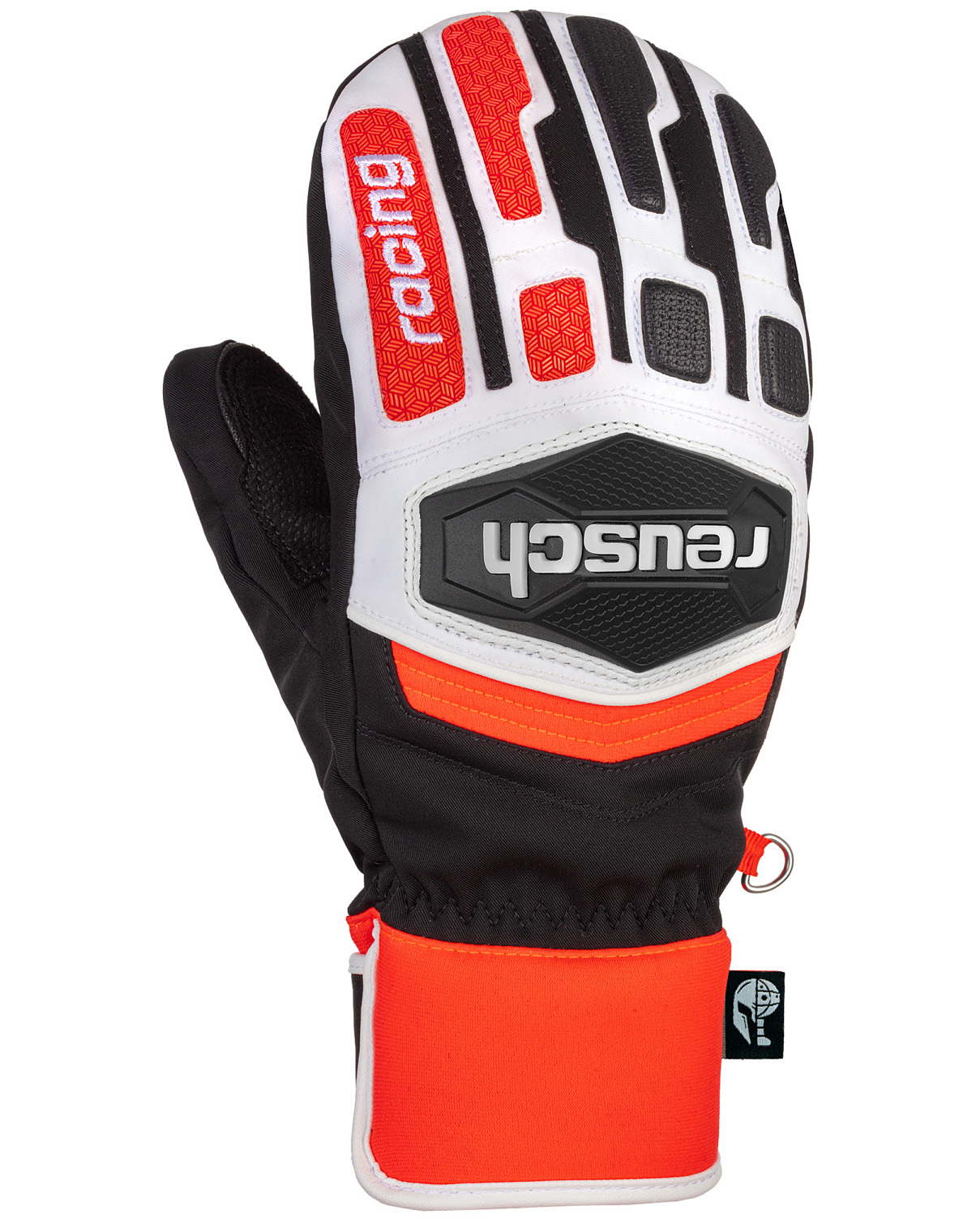 фото Варежки reusch worldcup warrior r-tex xt, 2022, black/white/fluo red, 10