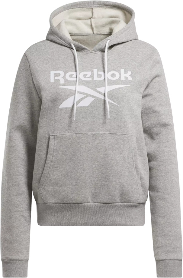 Худи женское Reebok IDENTITY BIG LOGO FLEECE HOODIE серое S