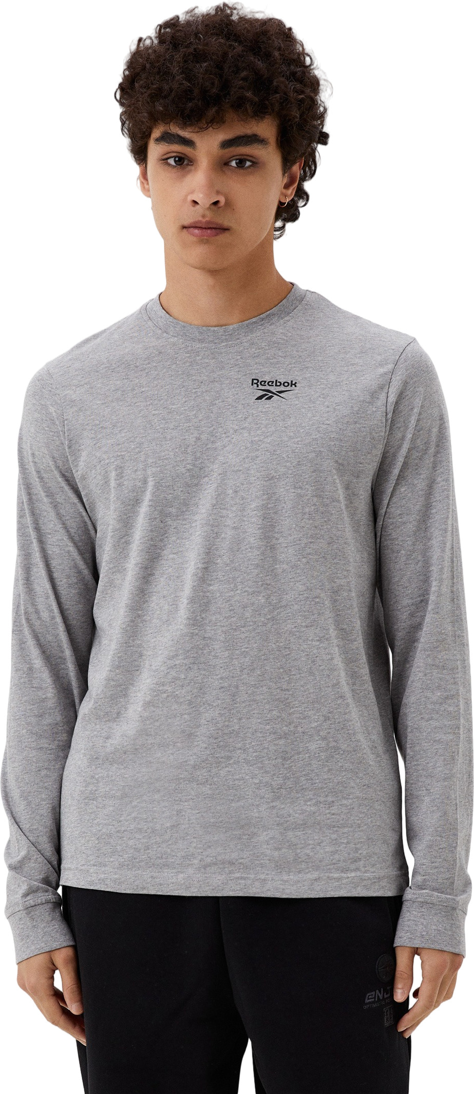 

Лонгслив мужской Reebok Identity Long Sleeve T-Shirt серый 2XL, Identity Long Sleeve T-Shirt