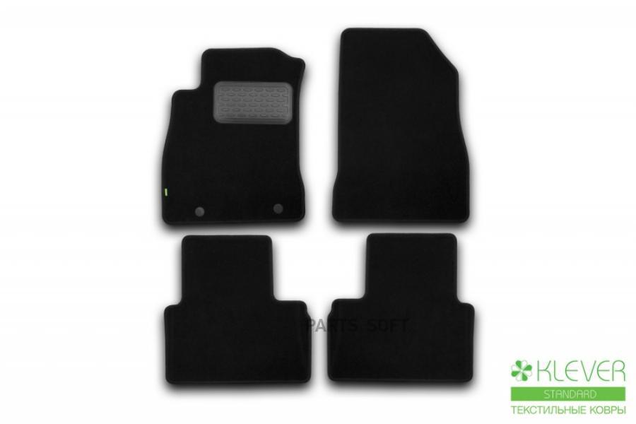 

Коврики в салон Klever NISSAN Juke 2010->, кросс., 4 шт. (текстиль)