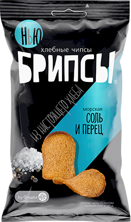 

Чипсы Брипсы хлебные со вкусом морской соли и перца 60 г