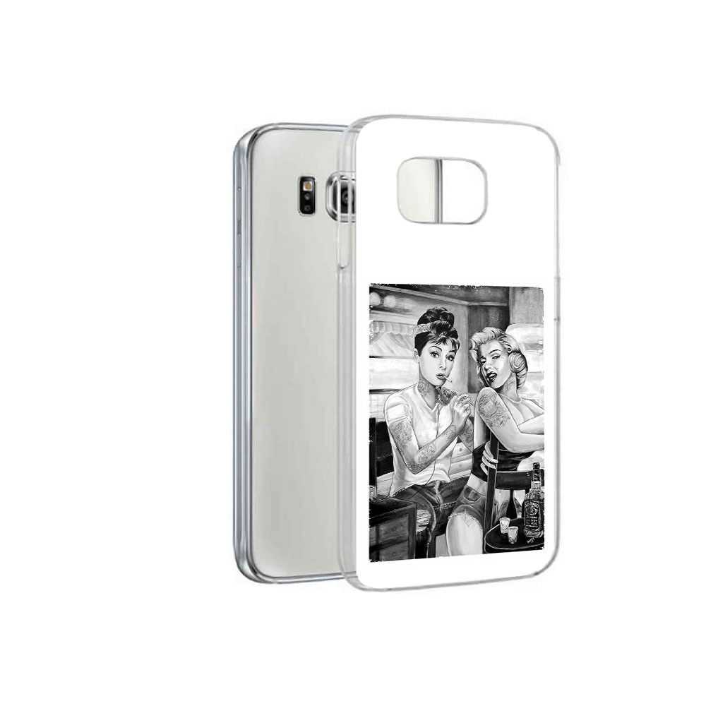 

Чехол MyPads Tocco для Samsung Galaxy S6 тату мастер (PT12300.506.637), Прозрачный, Tocco