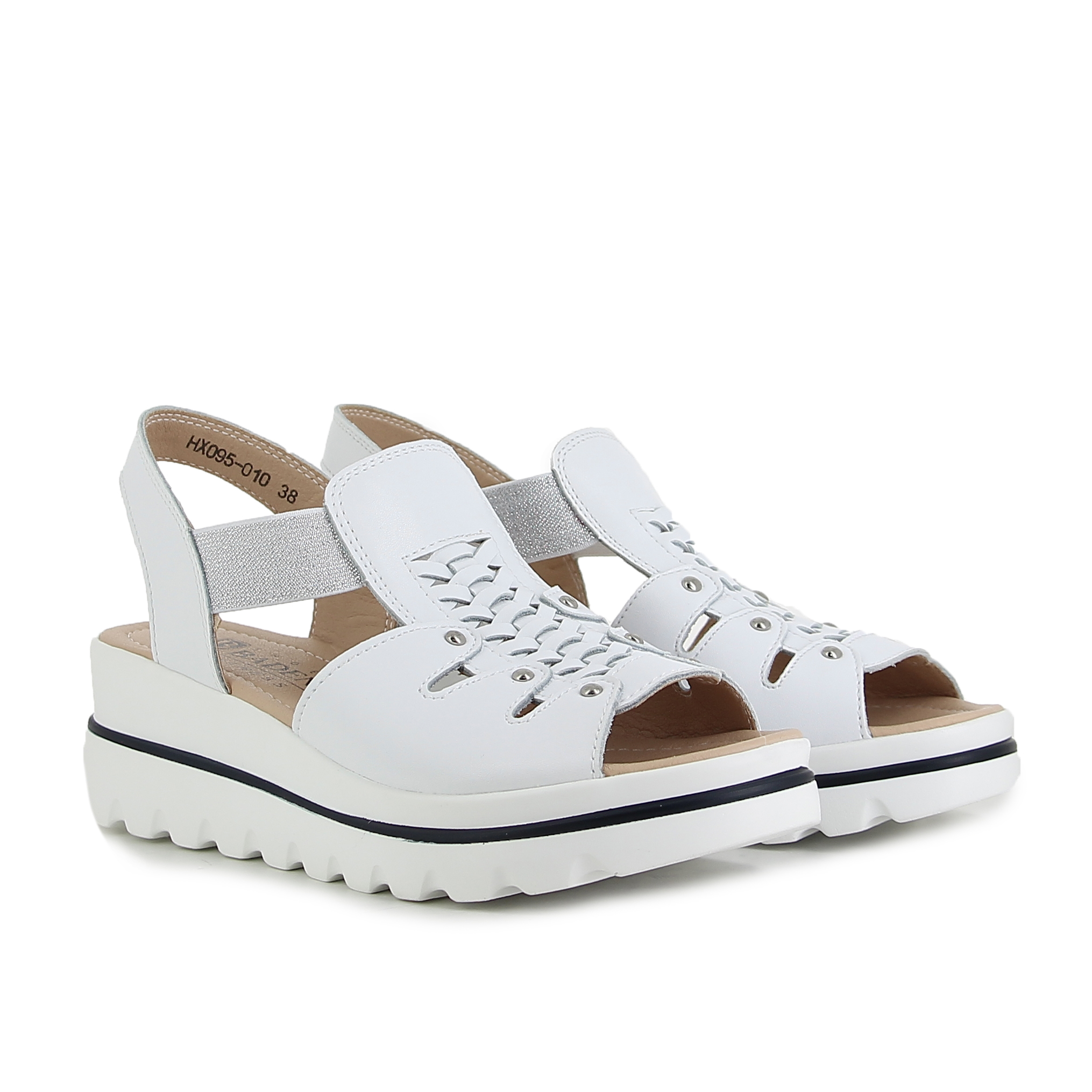 

Босоножки женские Baden HX095-010 белые 41 RU, HX095-010