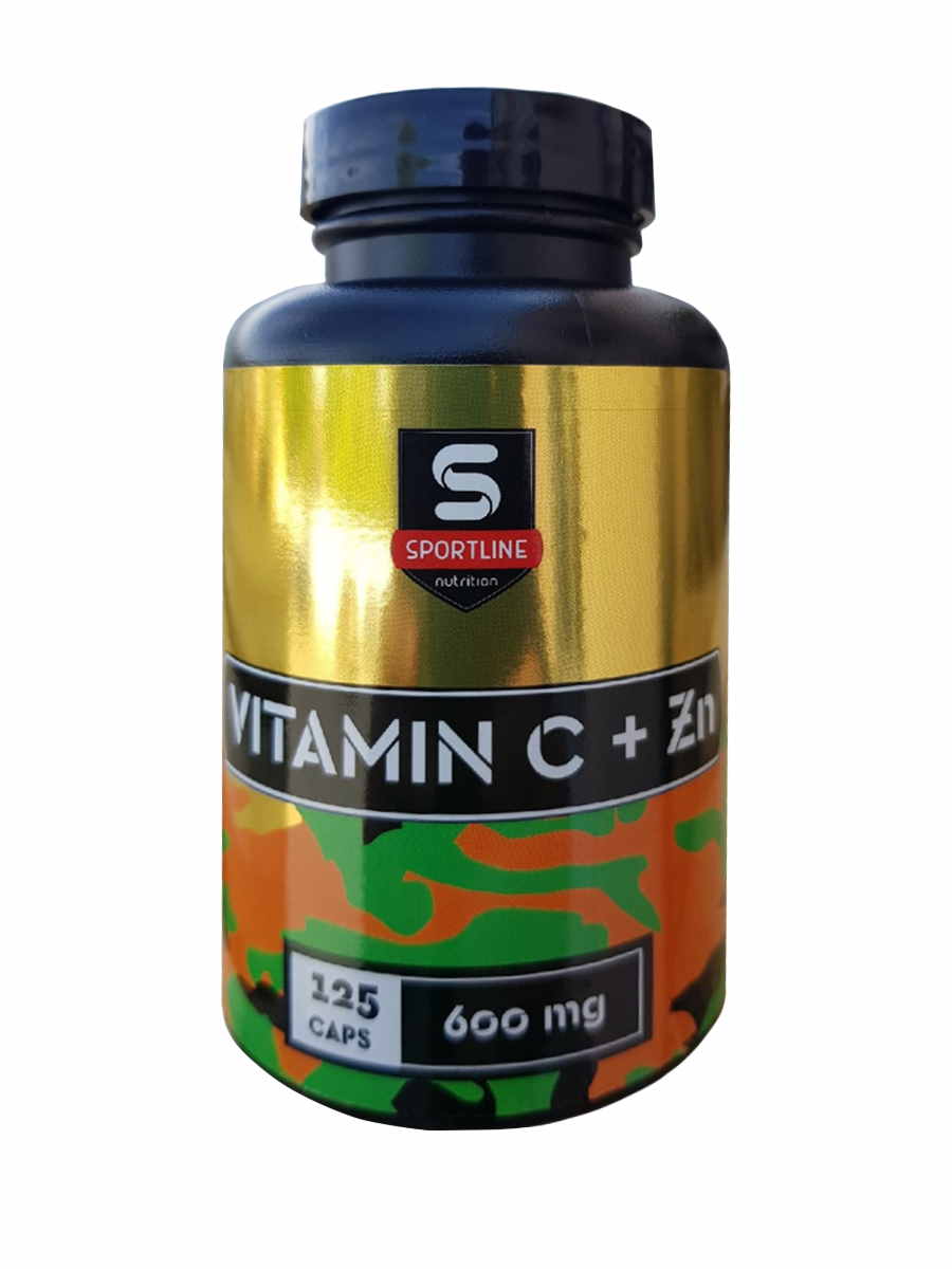 Витаминно-минеральный комплекс SportLine Vitamin C + Zn 125 капсул