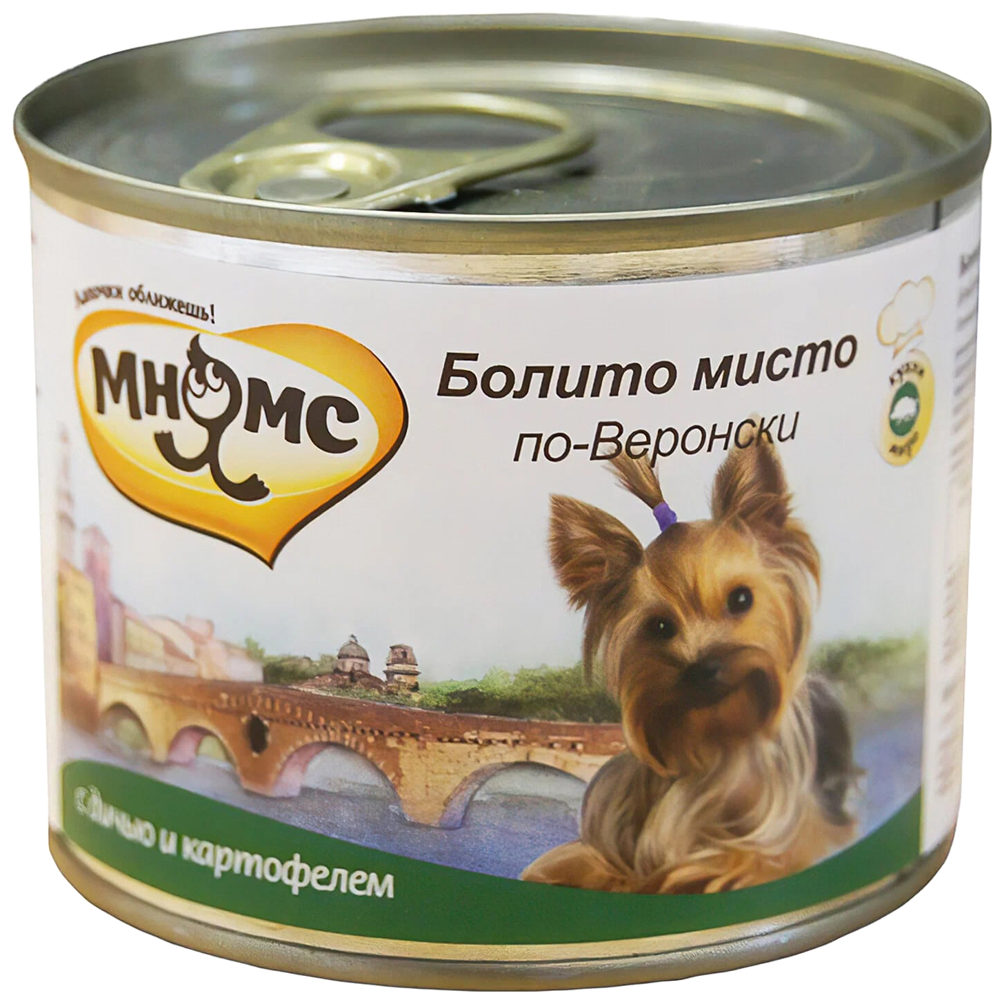 

Влажный корм Мнямс Болито мисто по-веронски с дичью и картофелем для собак 200 г х 6 шт