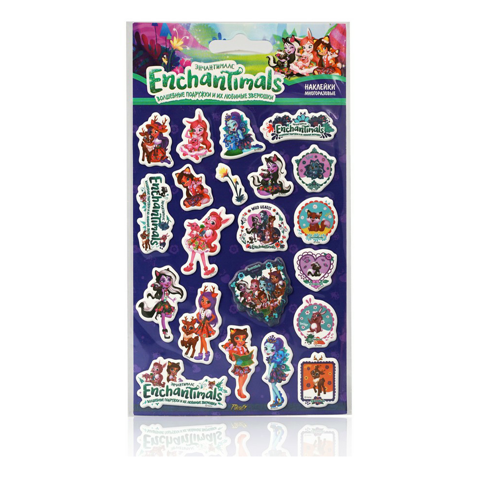 

Наклейки Mattel Enchantimals 2 объемные 11 х 20 см