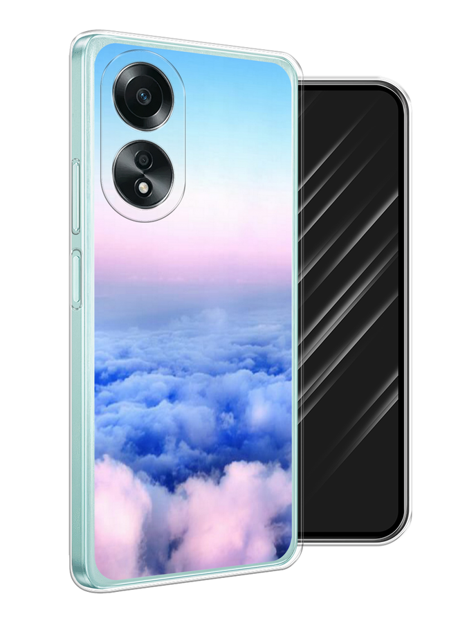 

Чехол Awog на Oppo A58 4G "Облака", Голубой;розовый;бирюзовый, 2514950-1