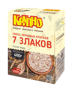 

Смесь хлопьев Крупно 7 злаков 400 г