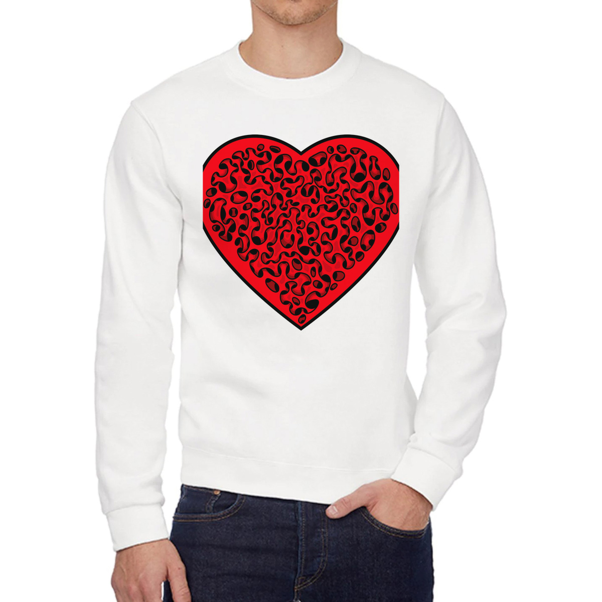 

Свитшот унисекс CoolPodarok W0151358 белый 50 RU, W0151358