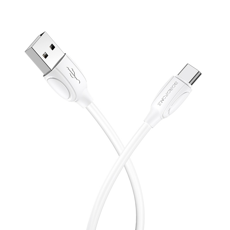 

Кабель BOROFONE BX19 Benefit USB - Type-C, 1.3 А, 1 м, белый, BX19 Benefit