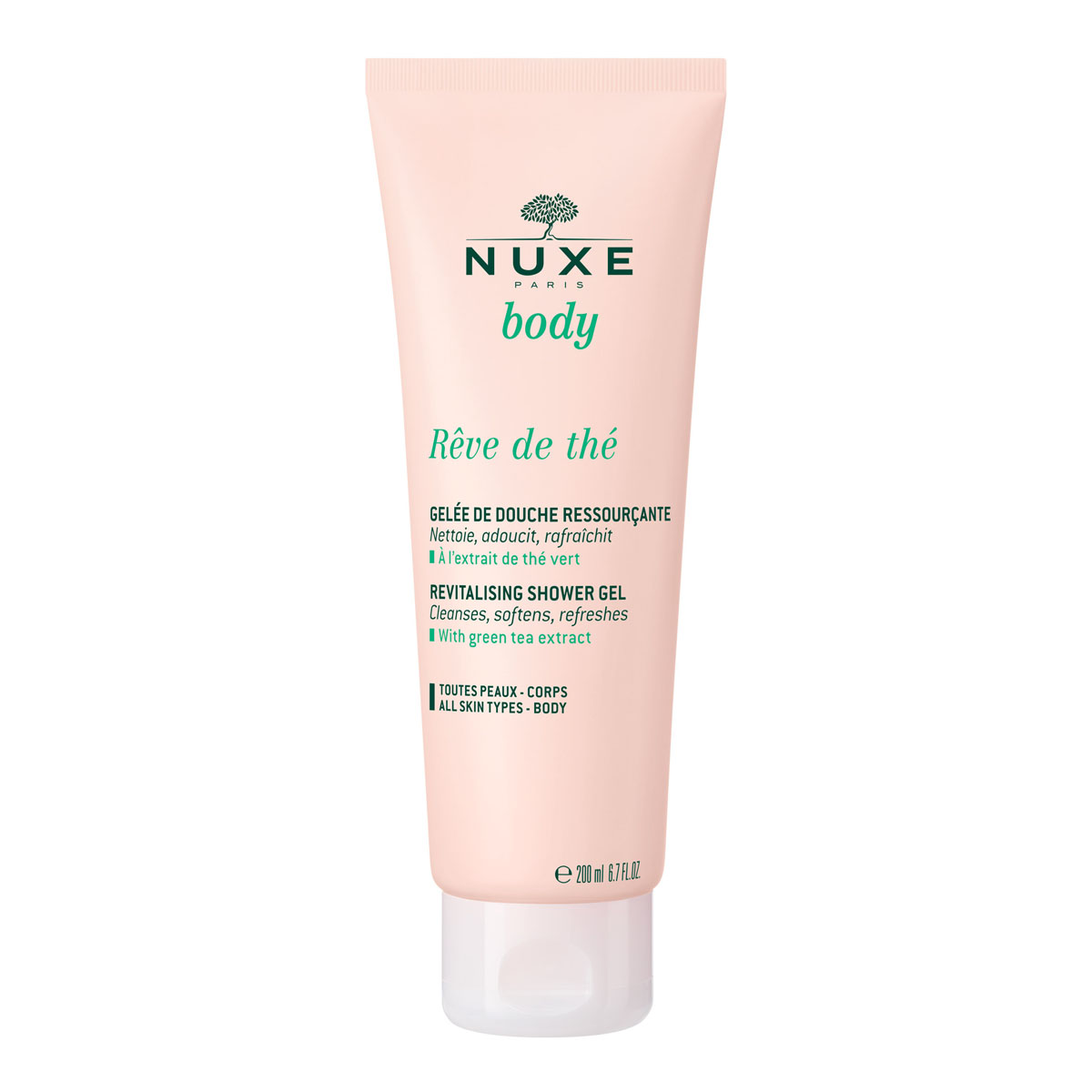 Восстанавливающий гель для душа NUXE BODY REVE DE THE 200 мл